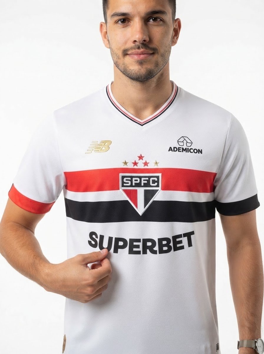 Camisa Sao Paulo Home 2026 Jogador - Player [slim Fit]