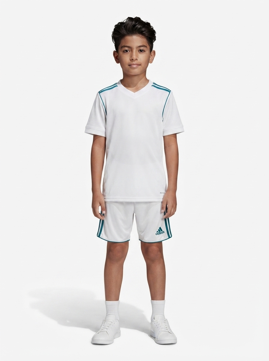 Kit Kids Retro Real Madrid Home Jersey 2017/18