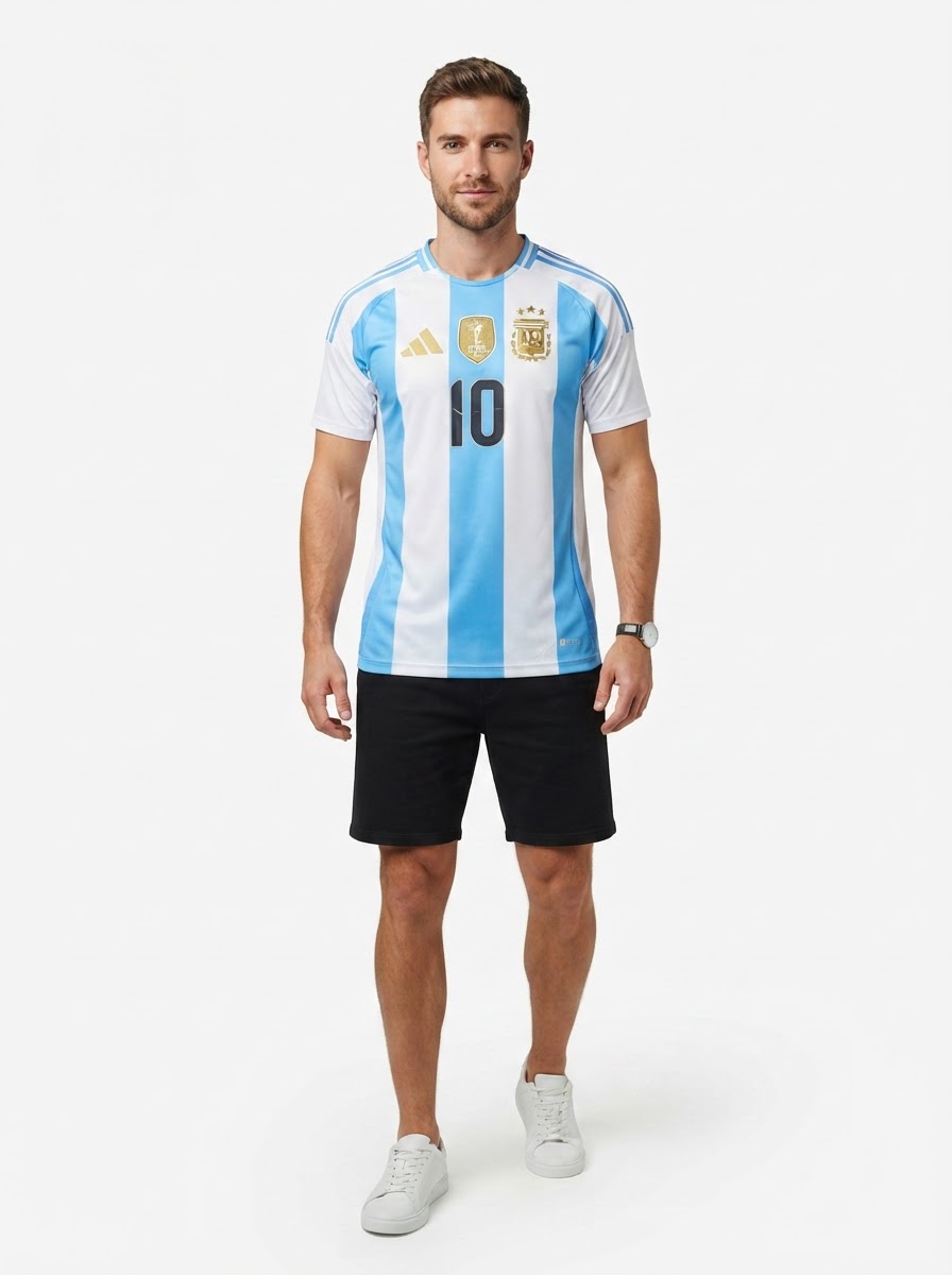 Argentina Home Messi 10 Authentic Player Shirt 2026 World Cup