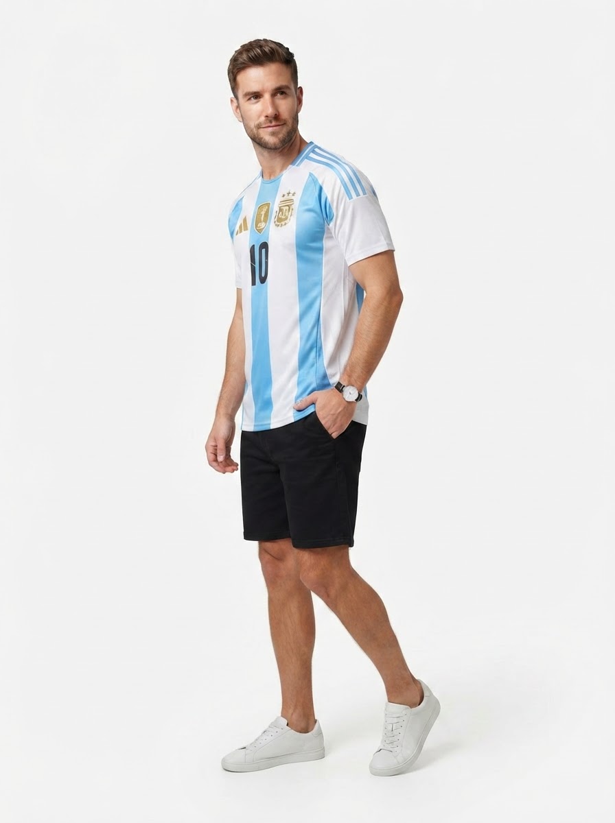 Argentina Home Messi 10 Authentic Player Shirt 2026 World Cup