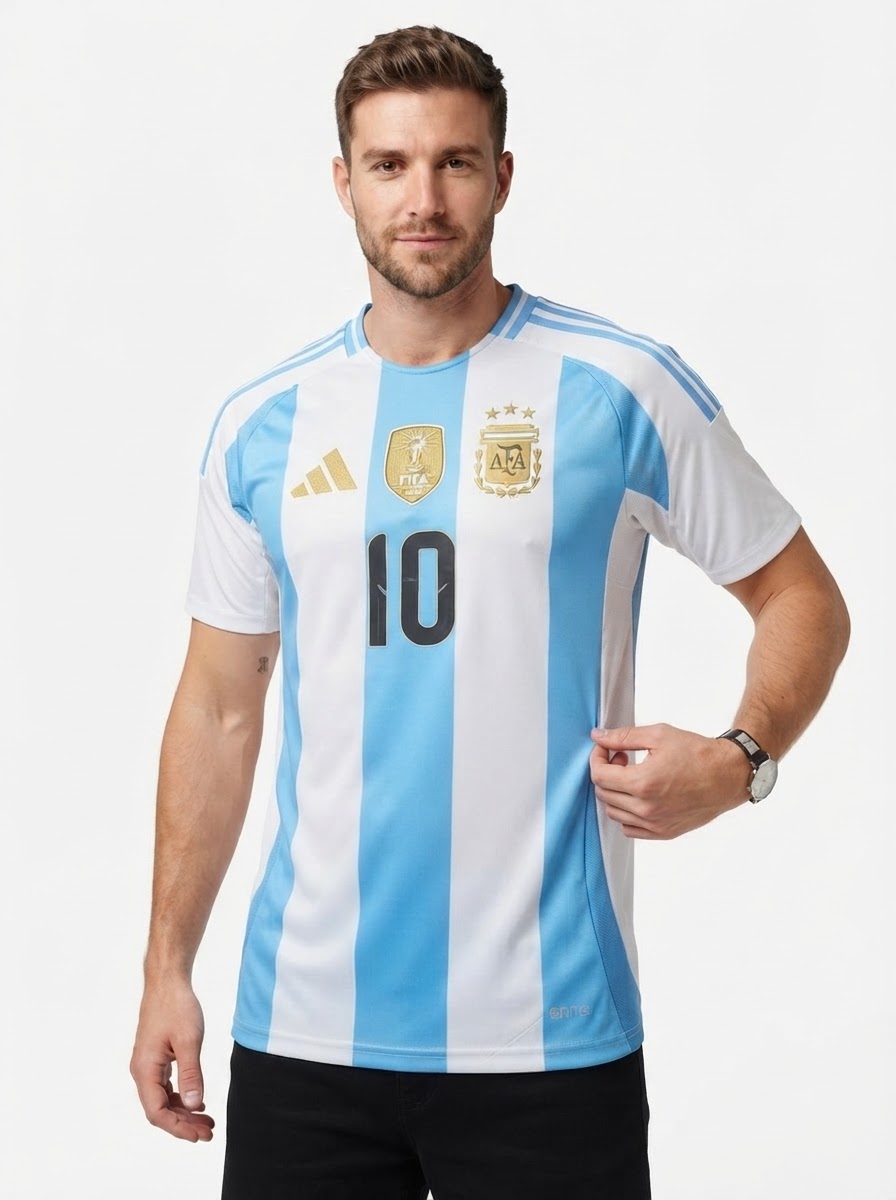 Argentina Home Messi 10 Authentic Player Shirt 2026 World Cup