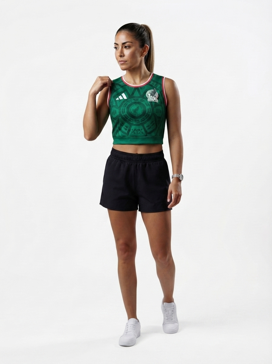 Mexico 2026 Home Women's Vest Cropped