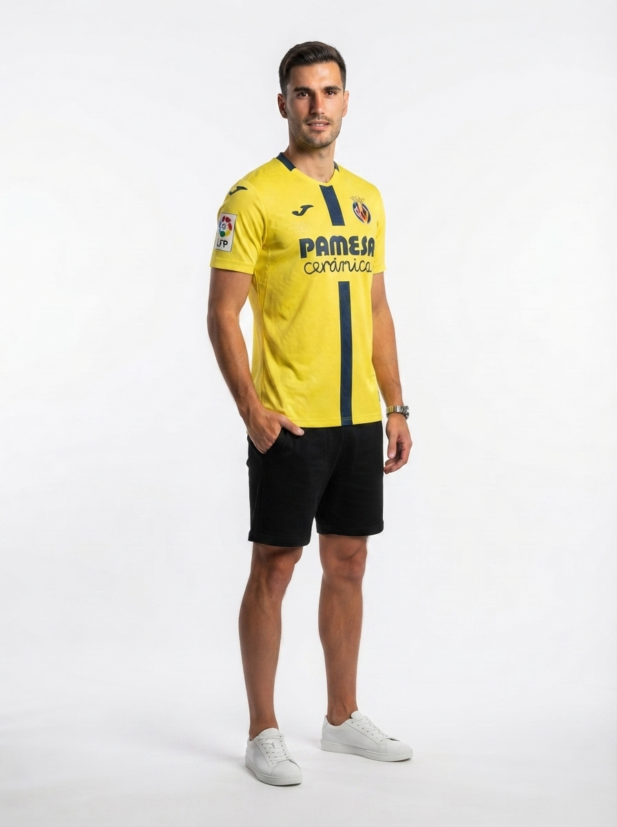 2025-26 Villareal Men Home Soccer Jersey - Fan Version