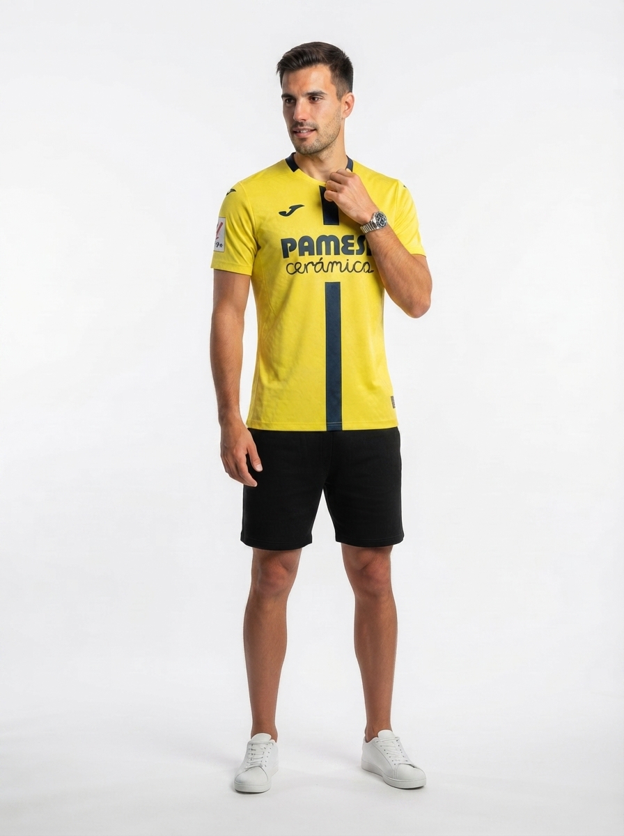 2025-26 Villareal Men Home Soccer Jersey - Fan Version