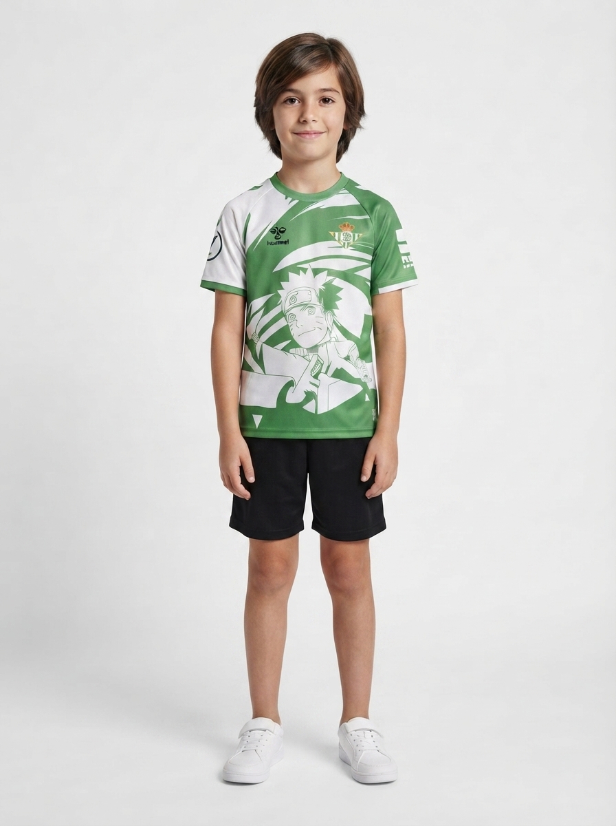 Real Betis 2025/26 x Limited-edition Naruto Kids Kit