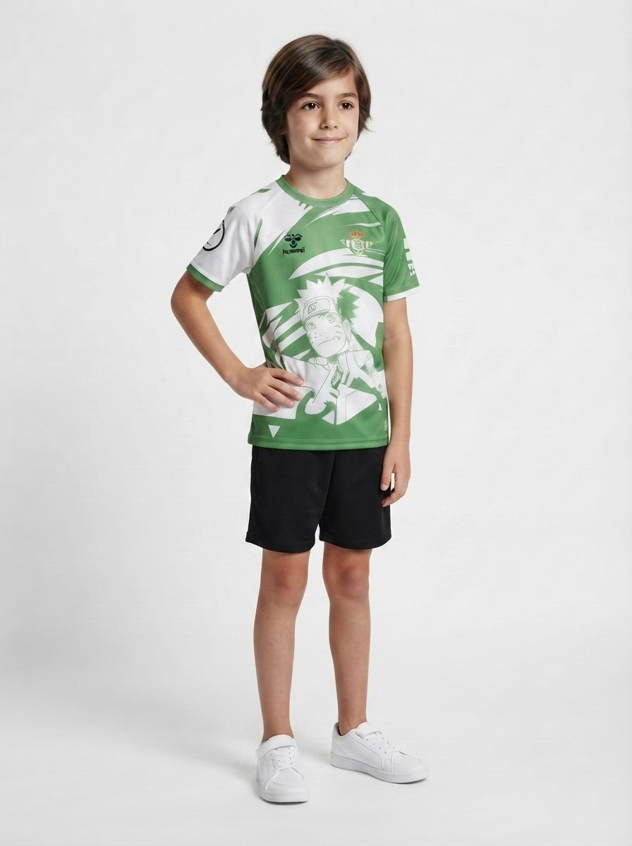 Real Betis 2025/26 x Limited-edition Naruto Kids Kit