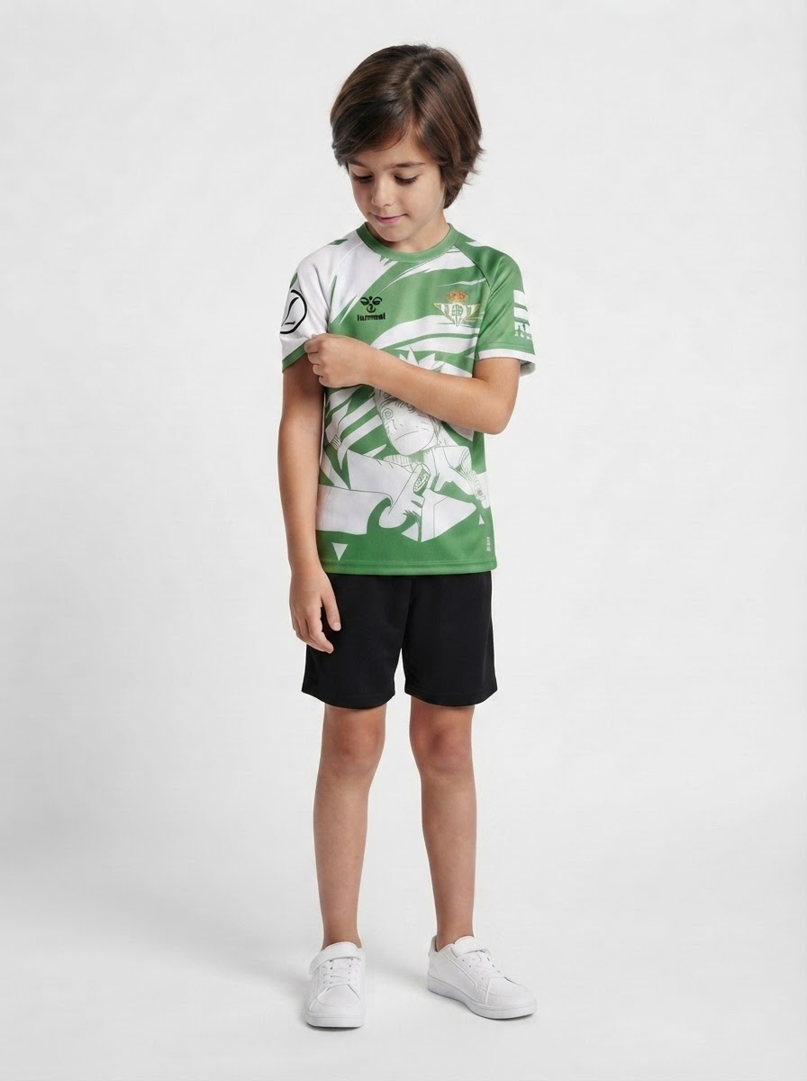 Real Betis 2025/26 x Limited-edition Naruto Kids Kit