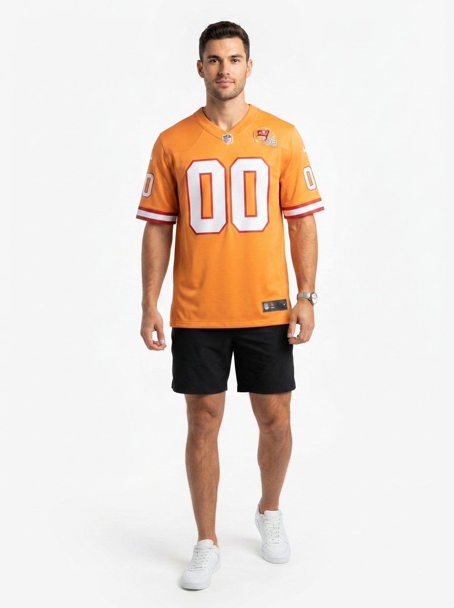 Tampa Bay Buccaneers - Custom Throwback Game Jersey - Orange