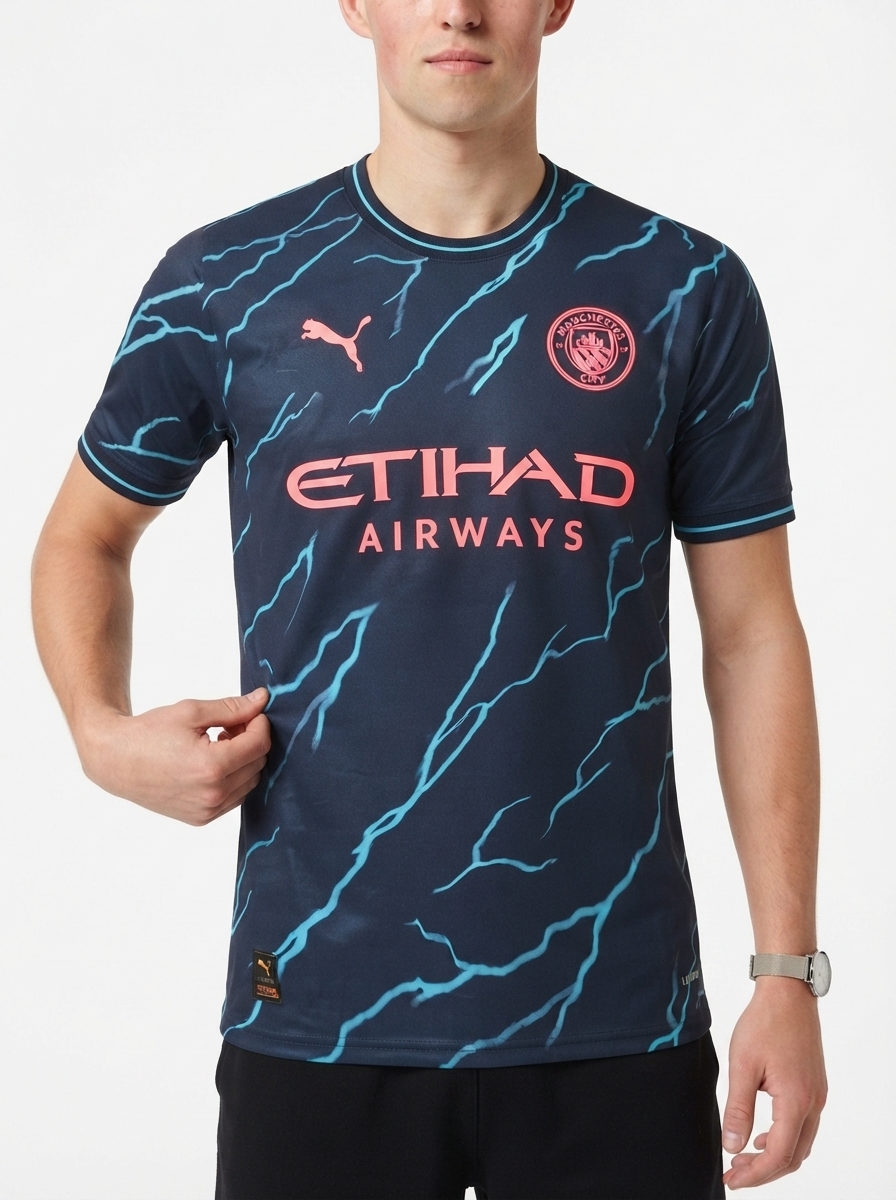 Manchester City 23/24 III Third Jersey - Player Version - Slim Fit