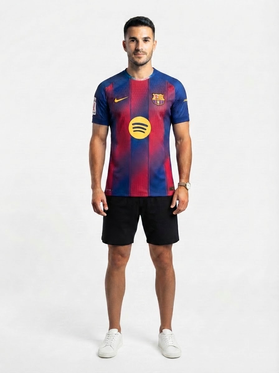Barcelona 2025/26 Home Jogador Authentic Player [Slim Fit] Player [Slim Fit] Player [Slim Fit] Jersey with Patch - Player - Slim Fit