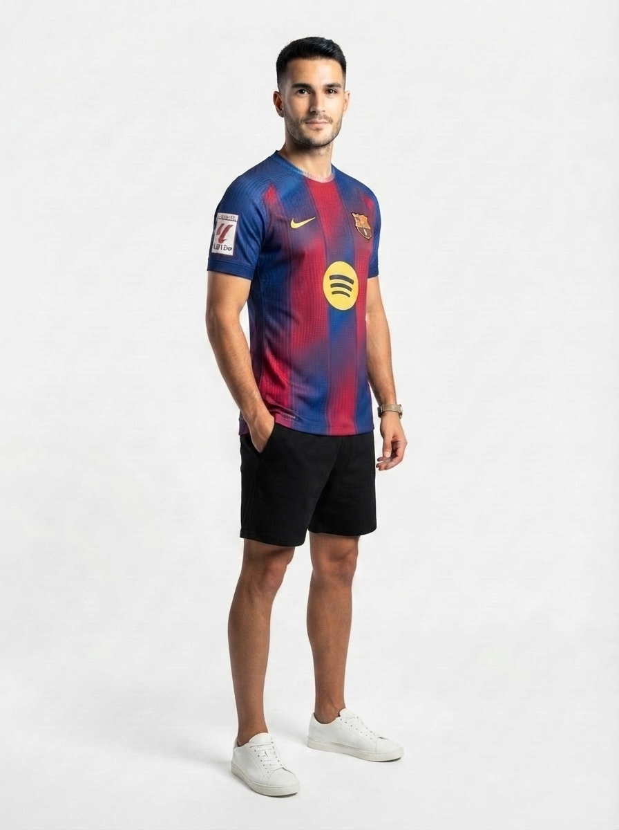 Barcelona 2025/26 Home Jogador Authentic Player [Slim Fit] Player [Slim Fit] Player [Slim Fit] Jersey with Patch - Player - Slim Fit