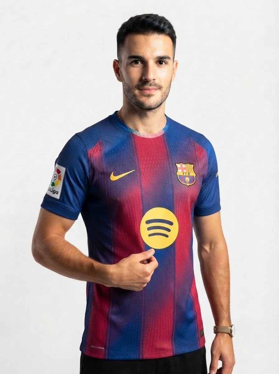 Barcelona 2025/26 Home Jogador Authentic Player [Slim Fit] Player [Slim Fit] Player [Slim Fit] Jersey with Patch - Player - Slim Fit