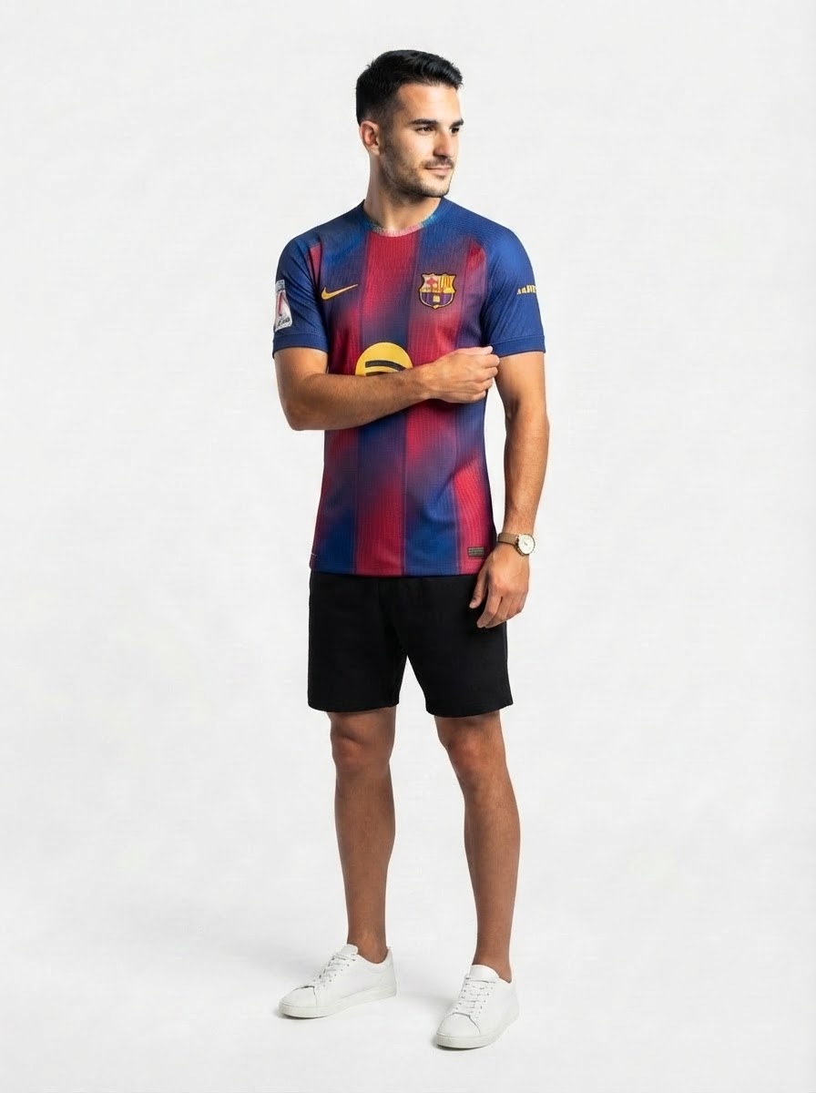 Barcelona 2025/26 Home Jogador Authentic Player [Slim Fit] Player [Slim Fit] Player [Slim Fit] Jersey with Patch - Player - Slim Fit