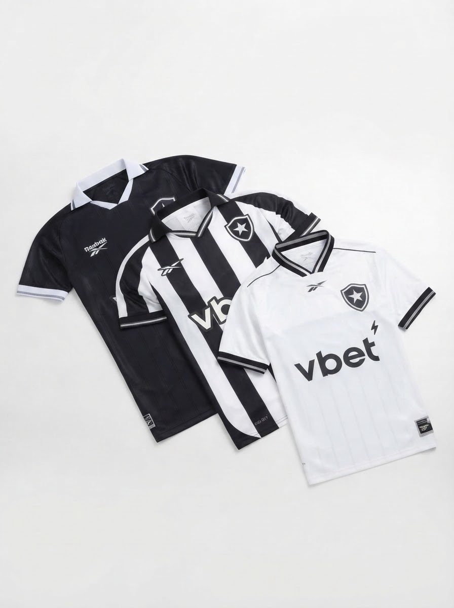 Combo 3 Mantos do Botafogo 2025 - Fan Version