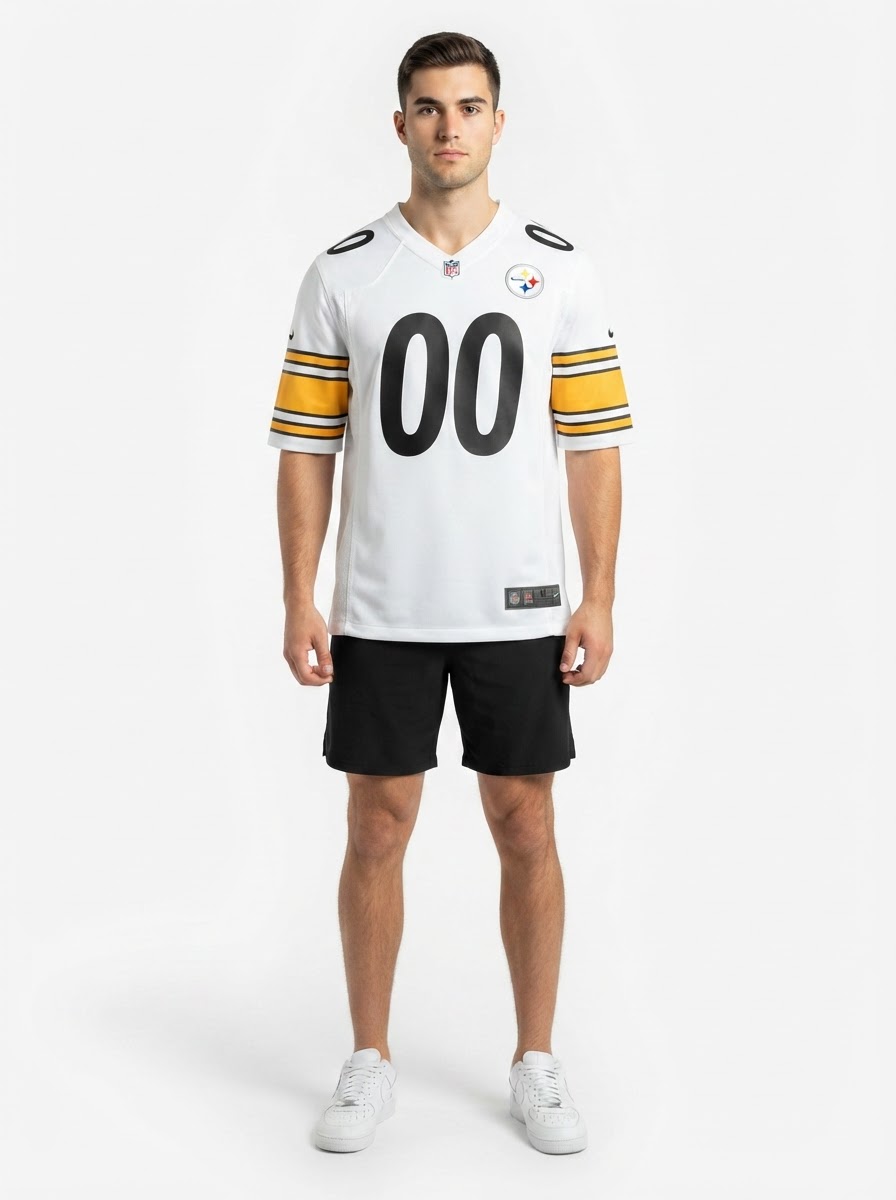 Pittsburgh Steelers - Custom Game Jersey - White