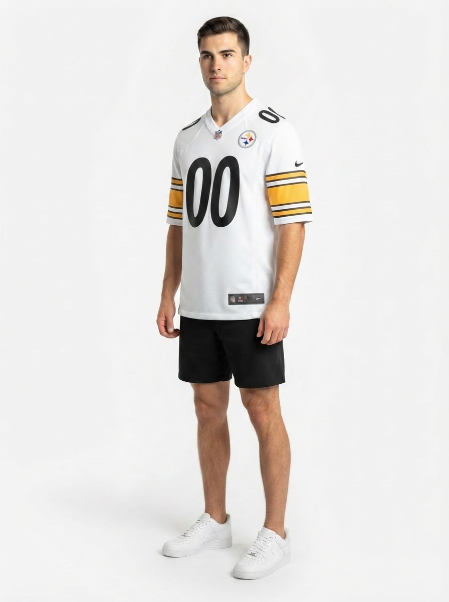 Pittsburgh Steelers - Custom Game Jersey - White