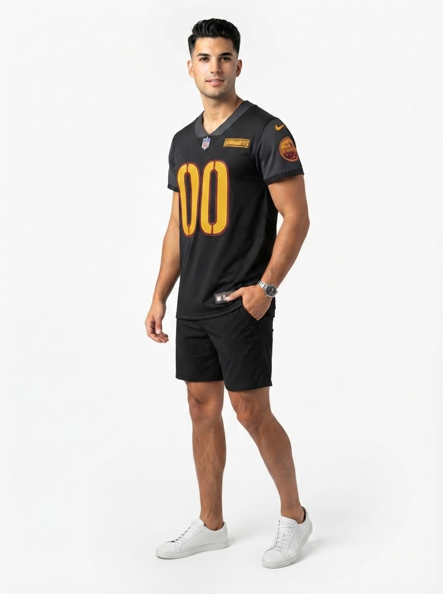 Washington Commanders - Custom Alternate Jersey - Black