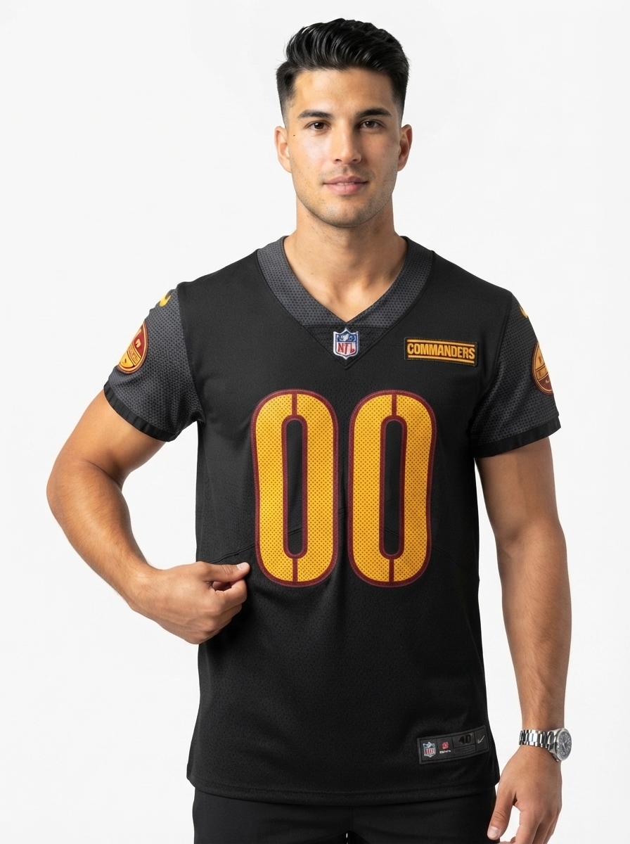Washington Commanders - Custom Alternate Jersey - Black