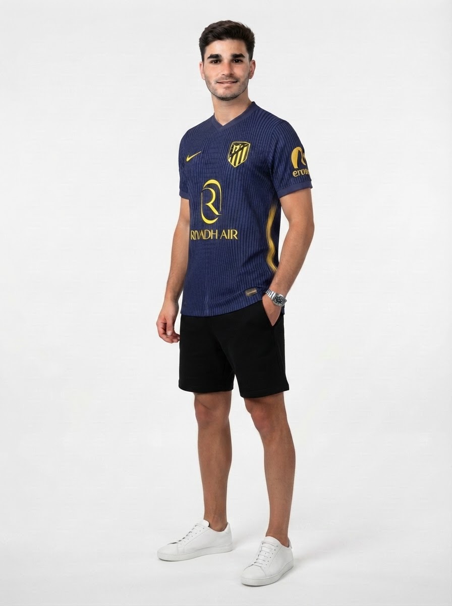 Atlético Madrid Julián Alvarez 19 Away Authentic Player [Slim Fit] Player [Slim Fit] Player [Slim Fit] Player 2025/26