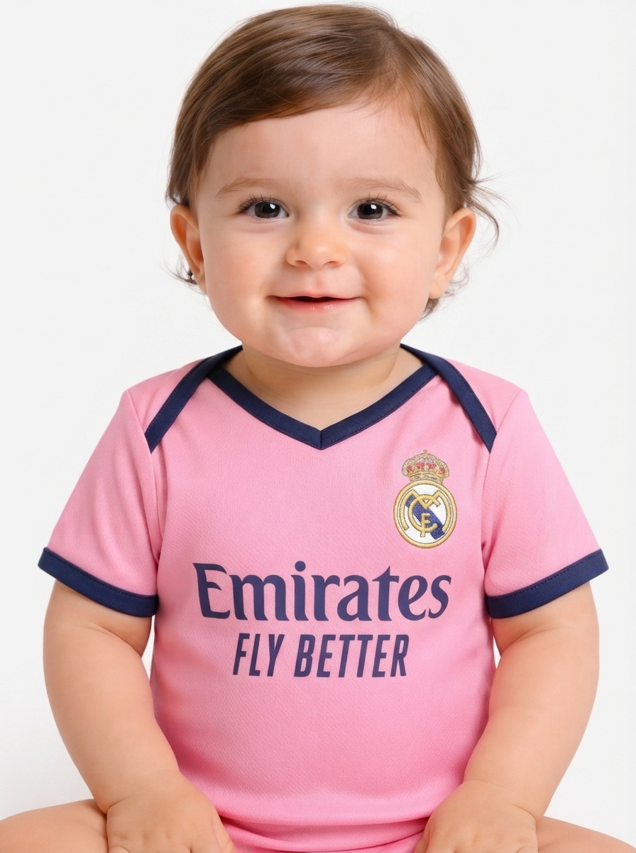 Body Baby Real Madrid Pink