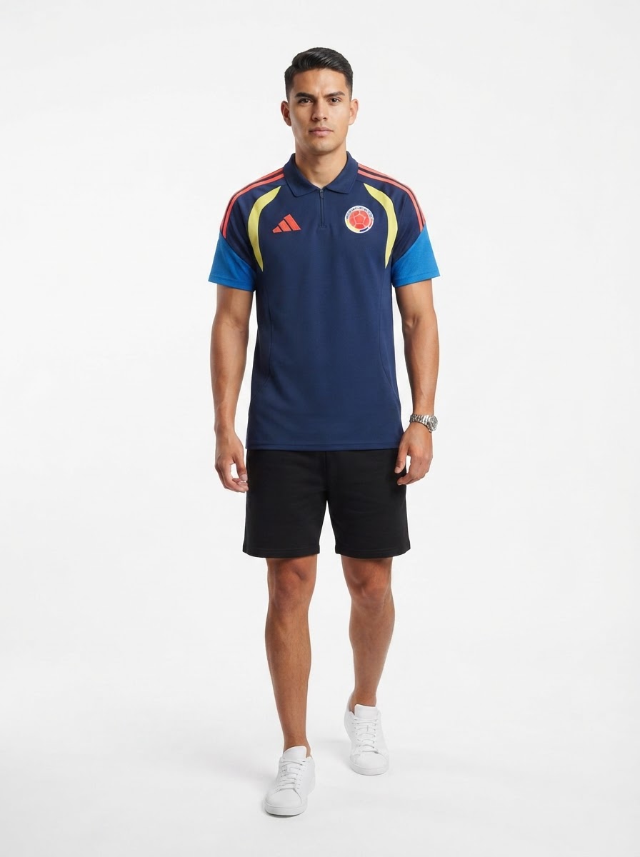 Colombia National Team 2026 Tiro Training Polo - Navy