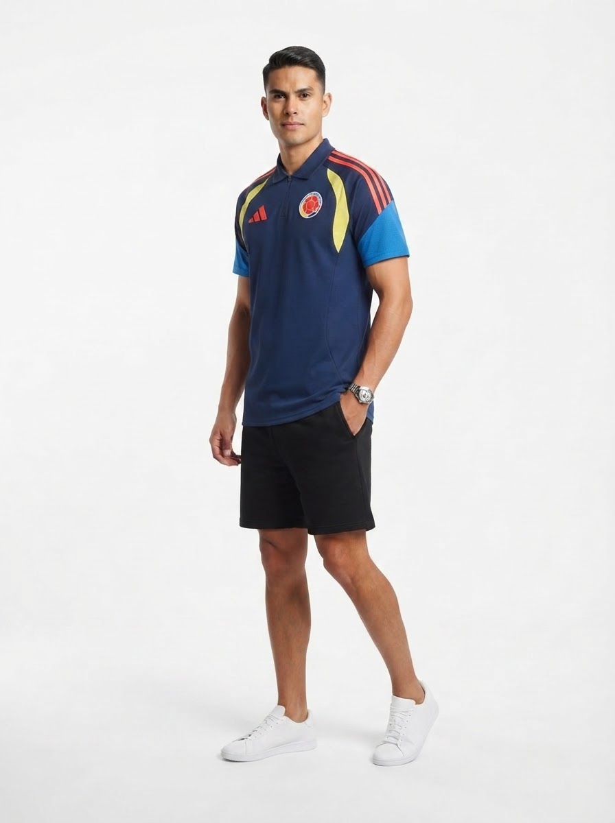 Colombia National Team 2026 Tiro Training Polo - Navy
