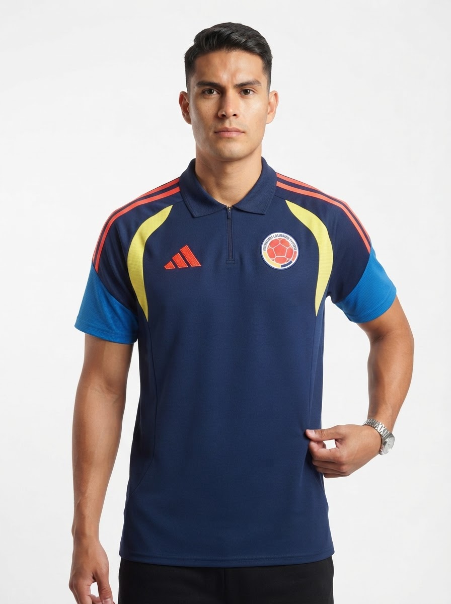 Colombia National Team 2026 Tiro Training Polo - Navy