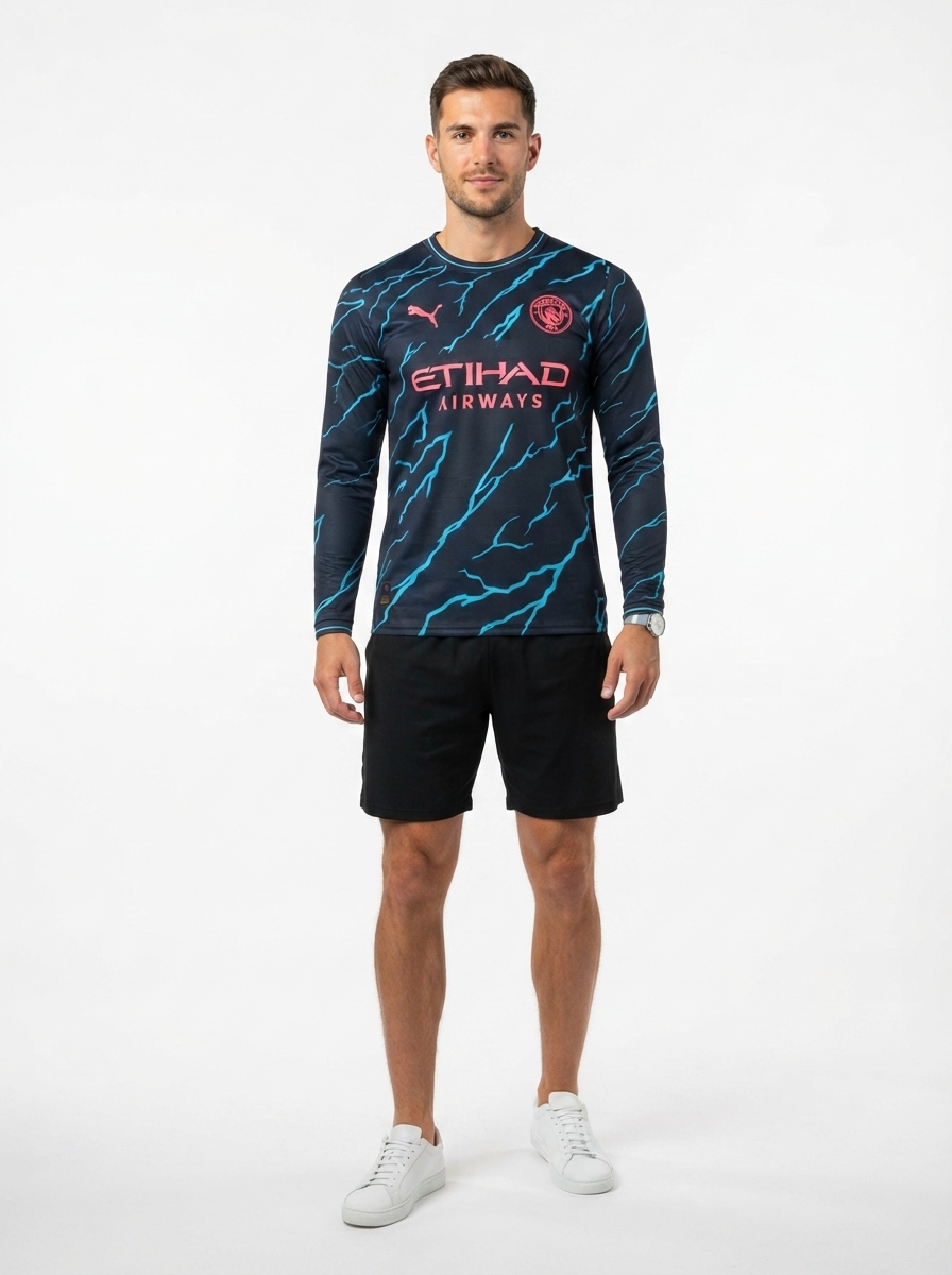 Manchester City 23/24 III Third Jersey - Long Sleeve
