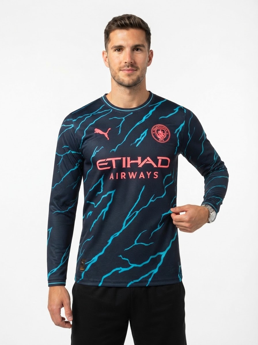 Manchester City 23/24 III Third Jersey - Long Sleeve