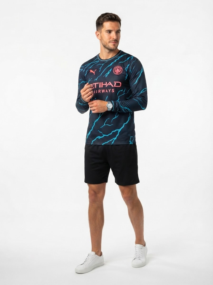 Manchester City 23/24 III Third Jersey - Long Sleeve