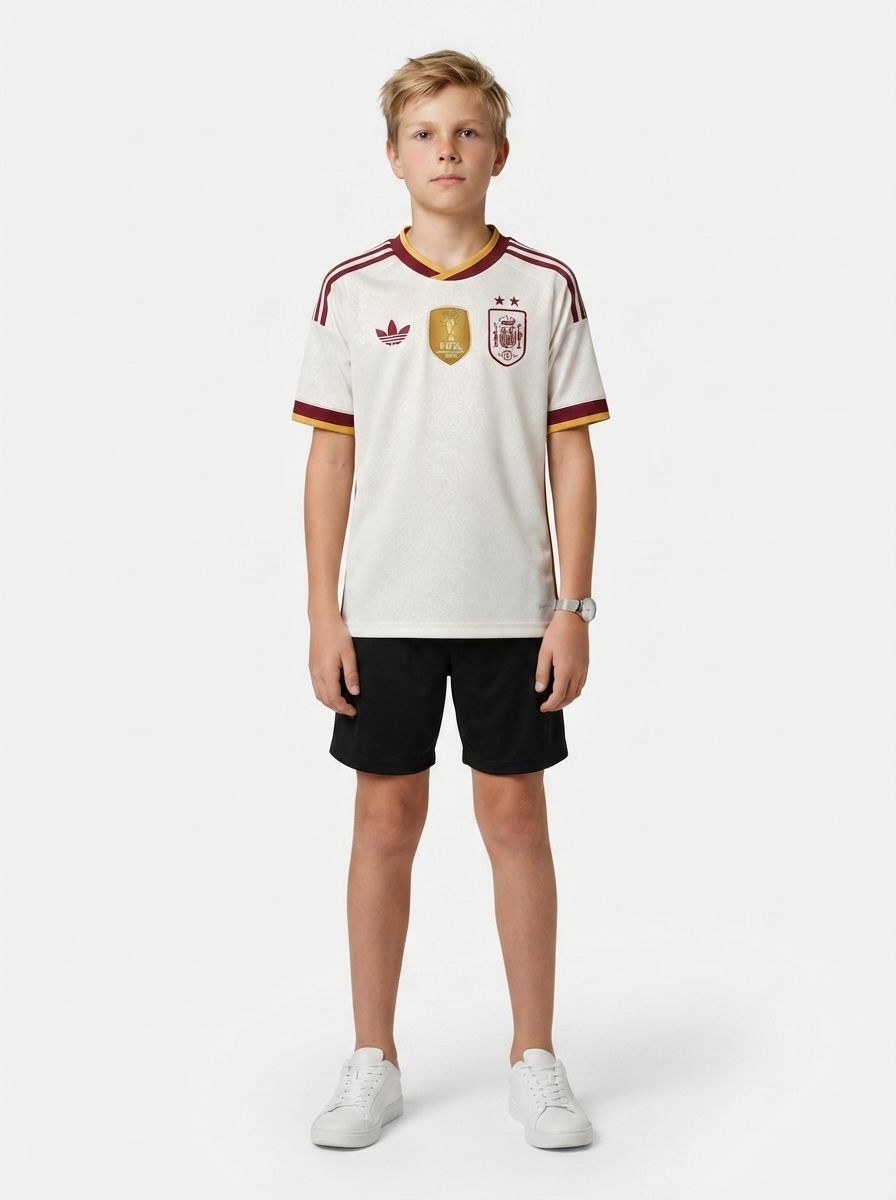 Kids Spain Away kit 2S 2026 Jersey Champion