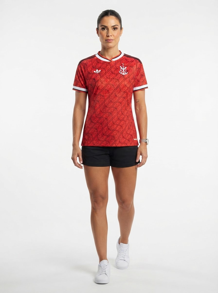CAMISA FEMININA ADIDAS FLAMENGO 2026/27 III - FAN VERSION