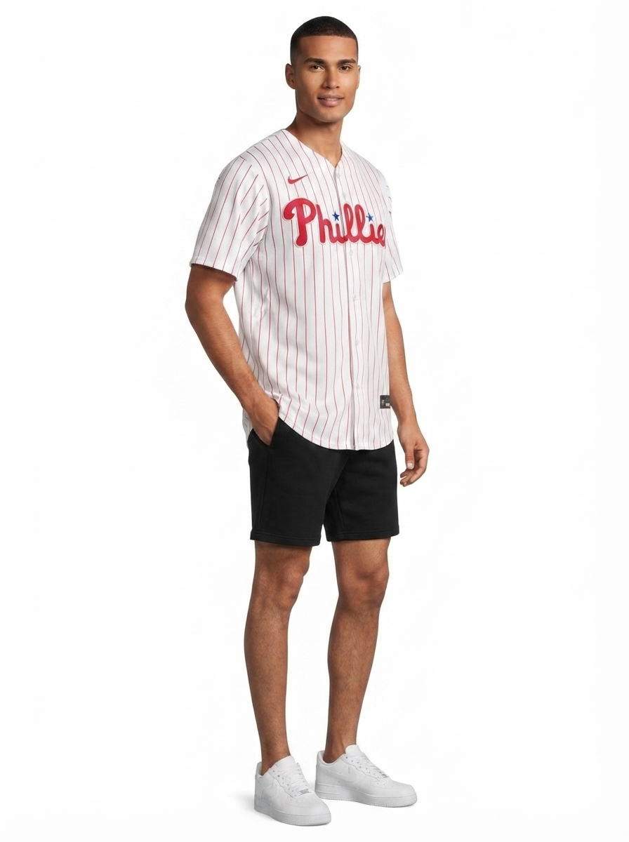 Jersey MLB Houston Astros Jersey MLB Philadelphia Phillies I Torcedor Masculina Listrada Orange Alternate Limited Masculina Laranja (cópia)