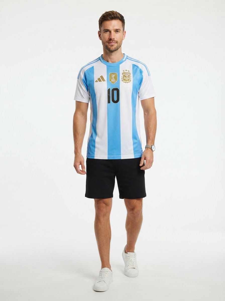 Argentina Home Jersey 2024/25 Messi 10