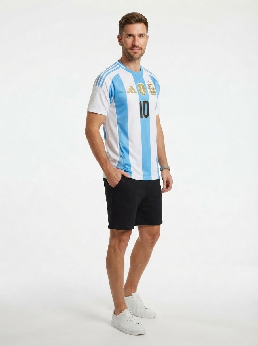 Argentina Home Jersey 2024/25 Messi 10