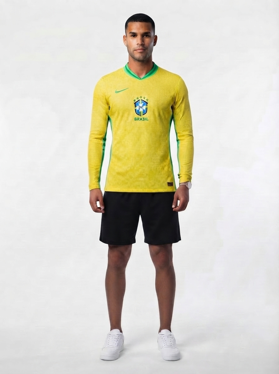 Brazil 2025/26 Authentic Player [Slim Fit] Player Long Sleeve Brasil [Slim Fit]