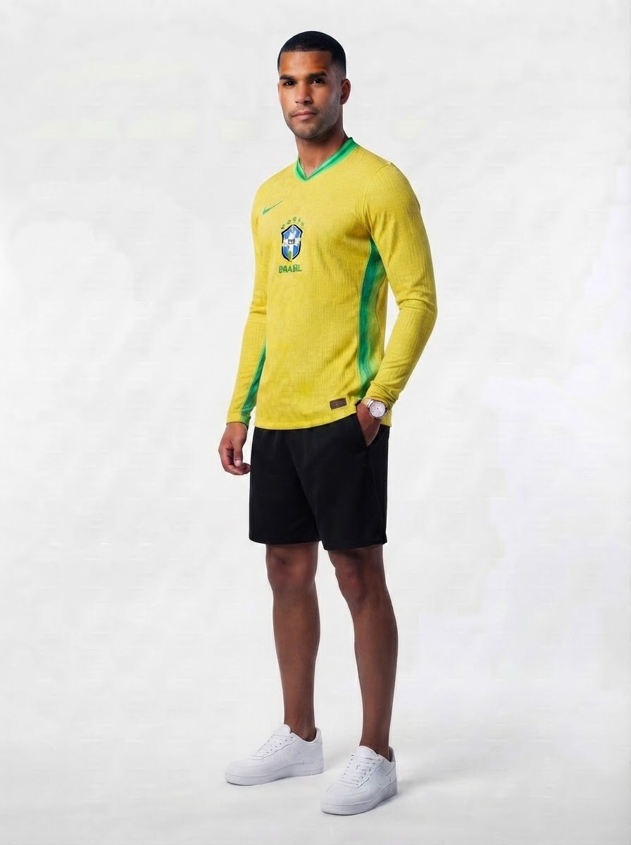 Brazil 2025/26 Authentic Player [Slim Fit] Player Long Sleeve Brasil [Slim Fit]