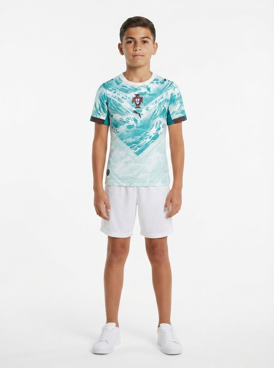 Portugal 2026 Away Kids Kit Jerseys - World Cup 2026
