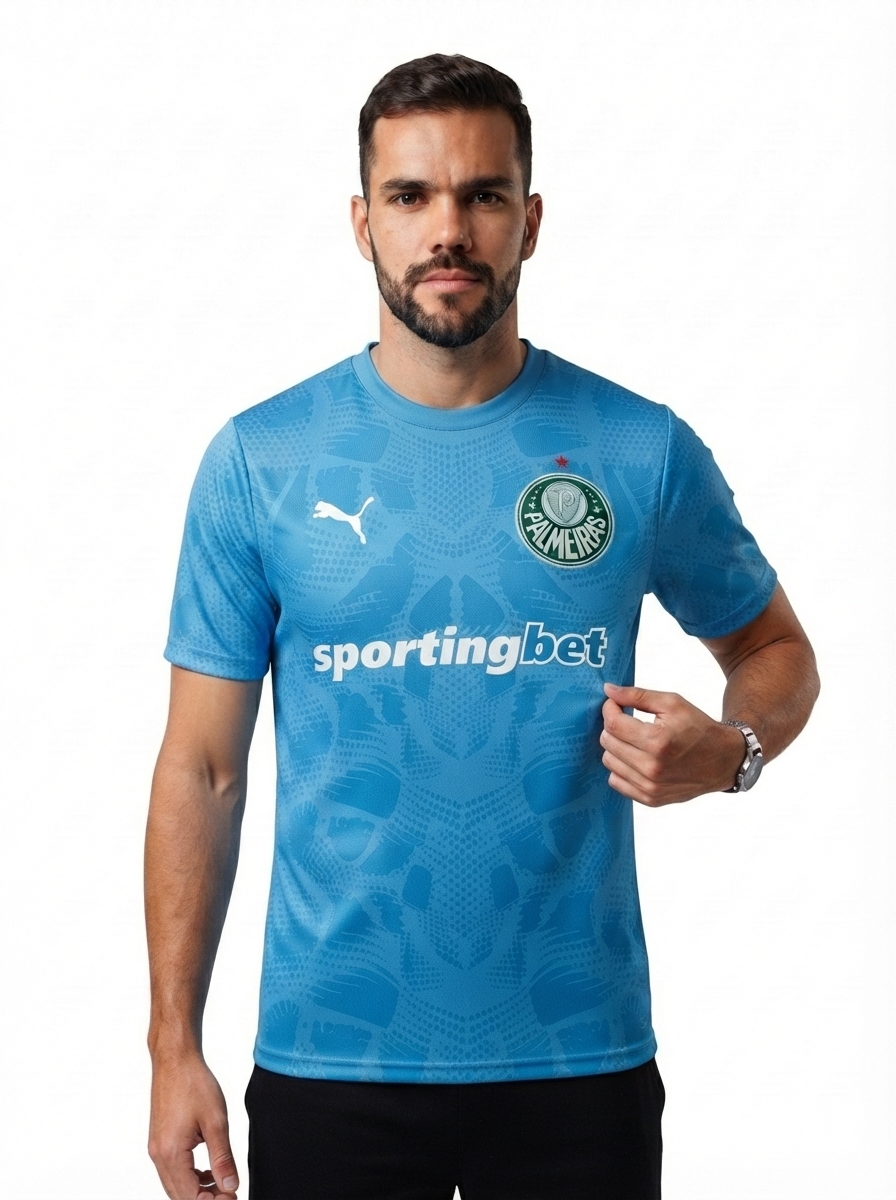 Palmeiras Goalkeeper 2025/26 - Blue Fan Version