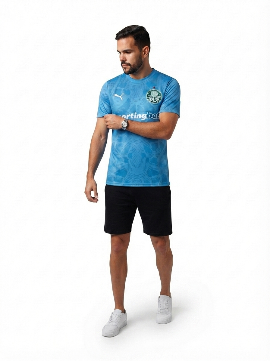 Palmeiras Goalkeeper 2025/26 - Blue Fan Version