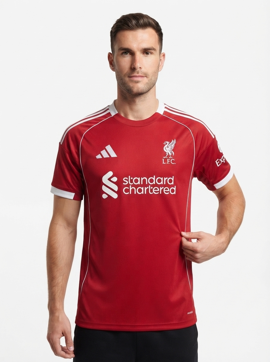 Liverpool Mohamed Salah 11 Home Fan Jersey 2025/26