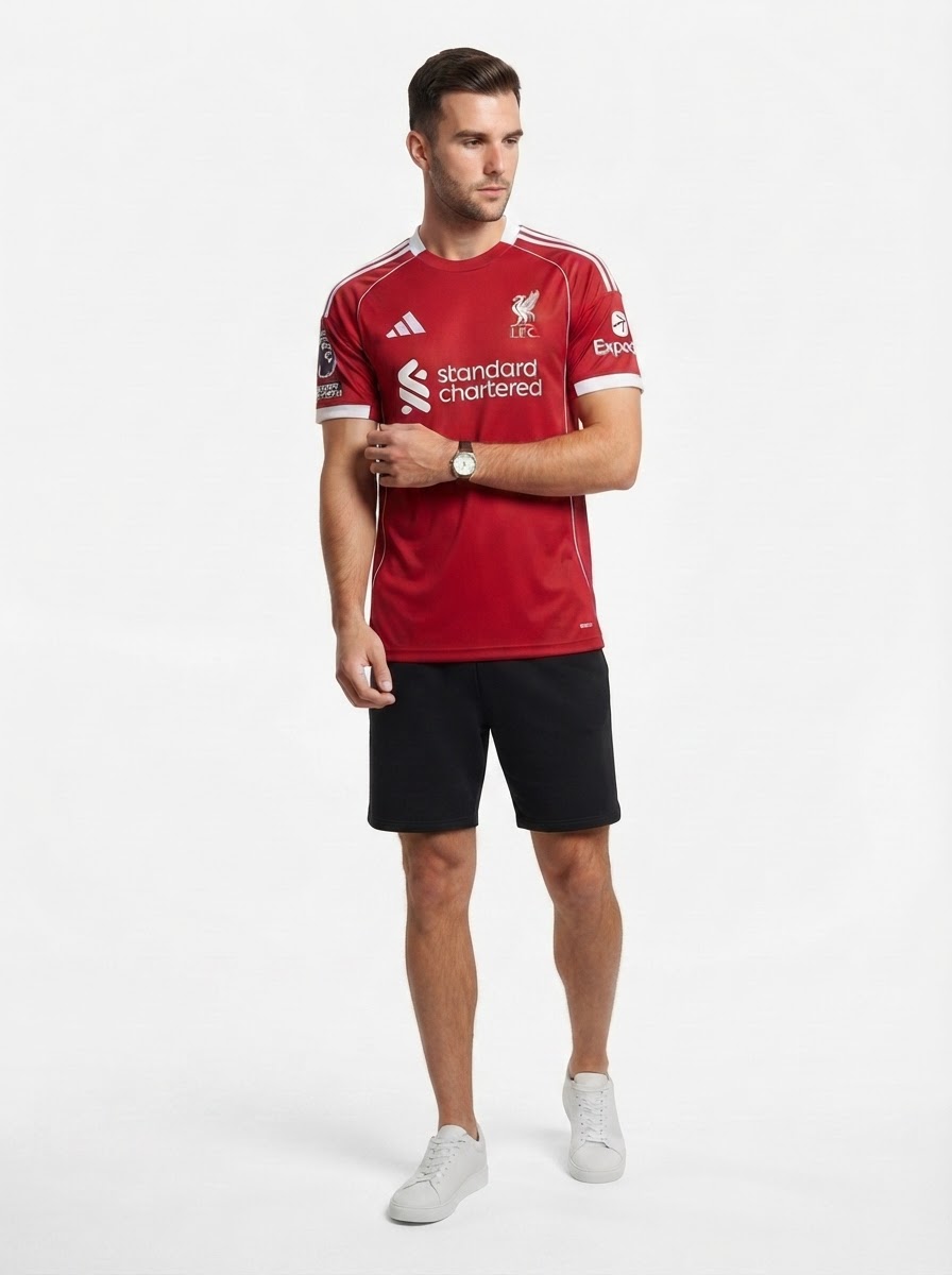 Liverpool Mohamed Salah 11 Home Fan Jersey 2025/26