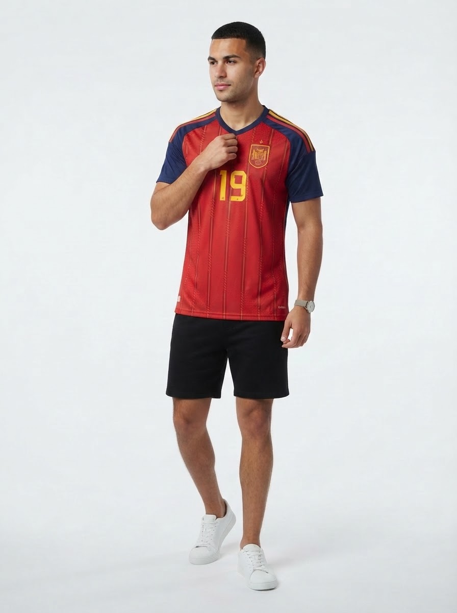 Lamine Yamal Spain Authentic World Cup Home Jersey 2026 Player [Slim Fit] World Cup 2026