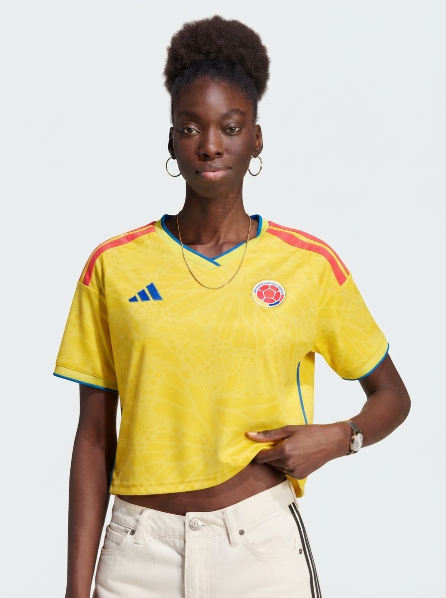 Colombia 26 Home Cropped Jersey - World Cup 2026