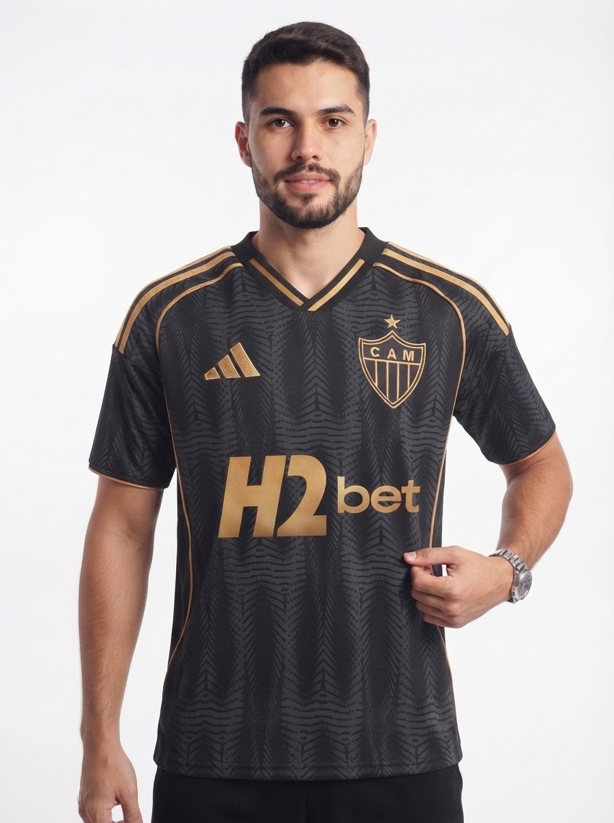 Jersey Atlético Mineiro 2025/26 III Com Patrocinio
