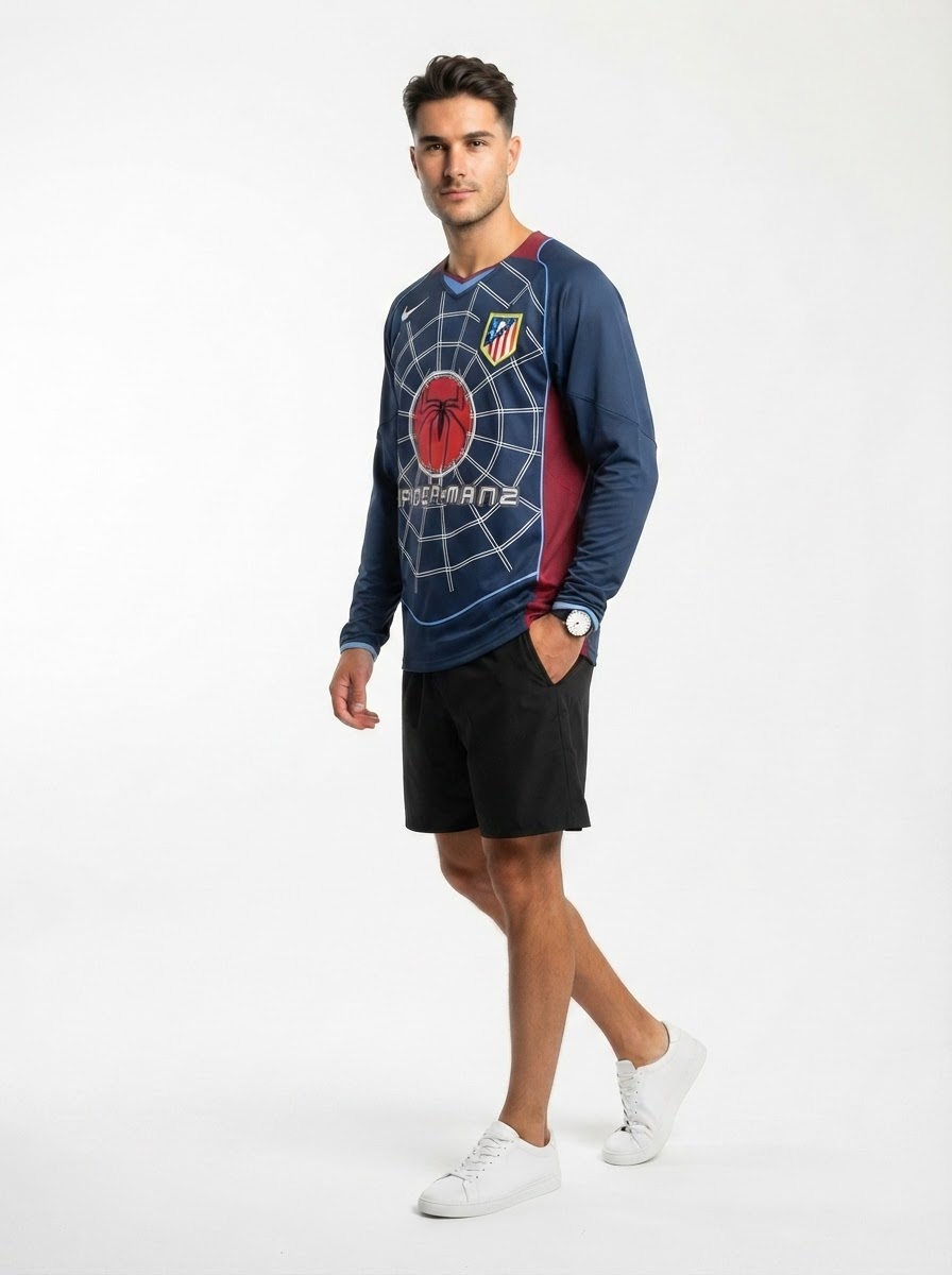 Atletico Madrid 04/05 II Away Jersey - Long Sleeve Retro Version