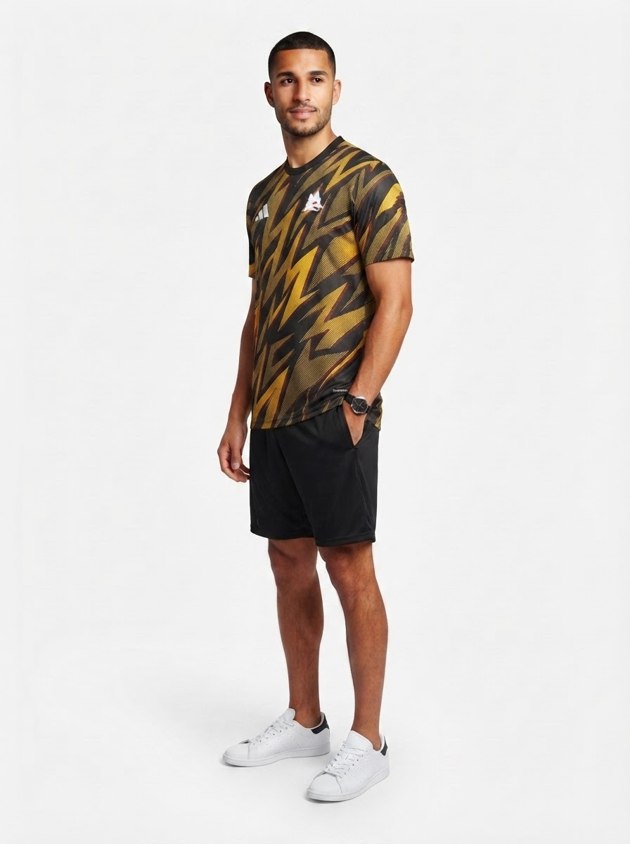 AS Roma 2025/26 Pre-match training suit Jersey