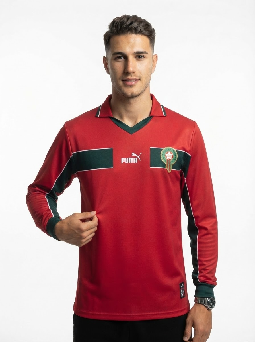 Morocco 1998 Away Long Sleeve Retro