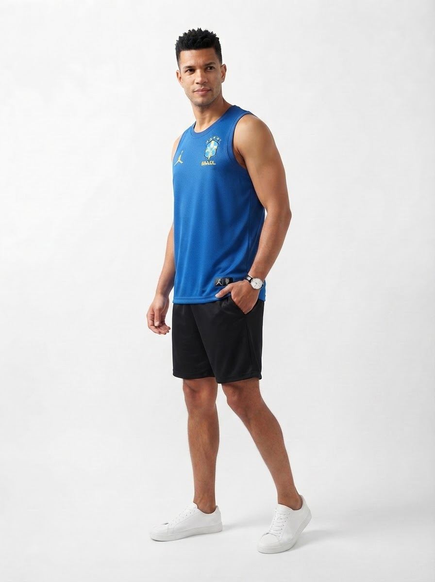 Brazil 2026 Training Vest Blue