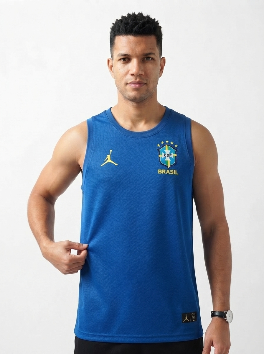 Brazil 2026 Training Vest Blue
